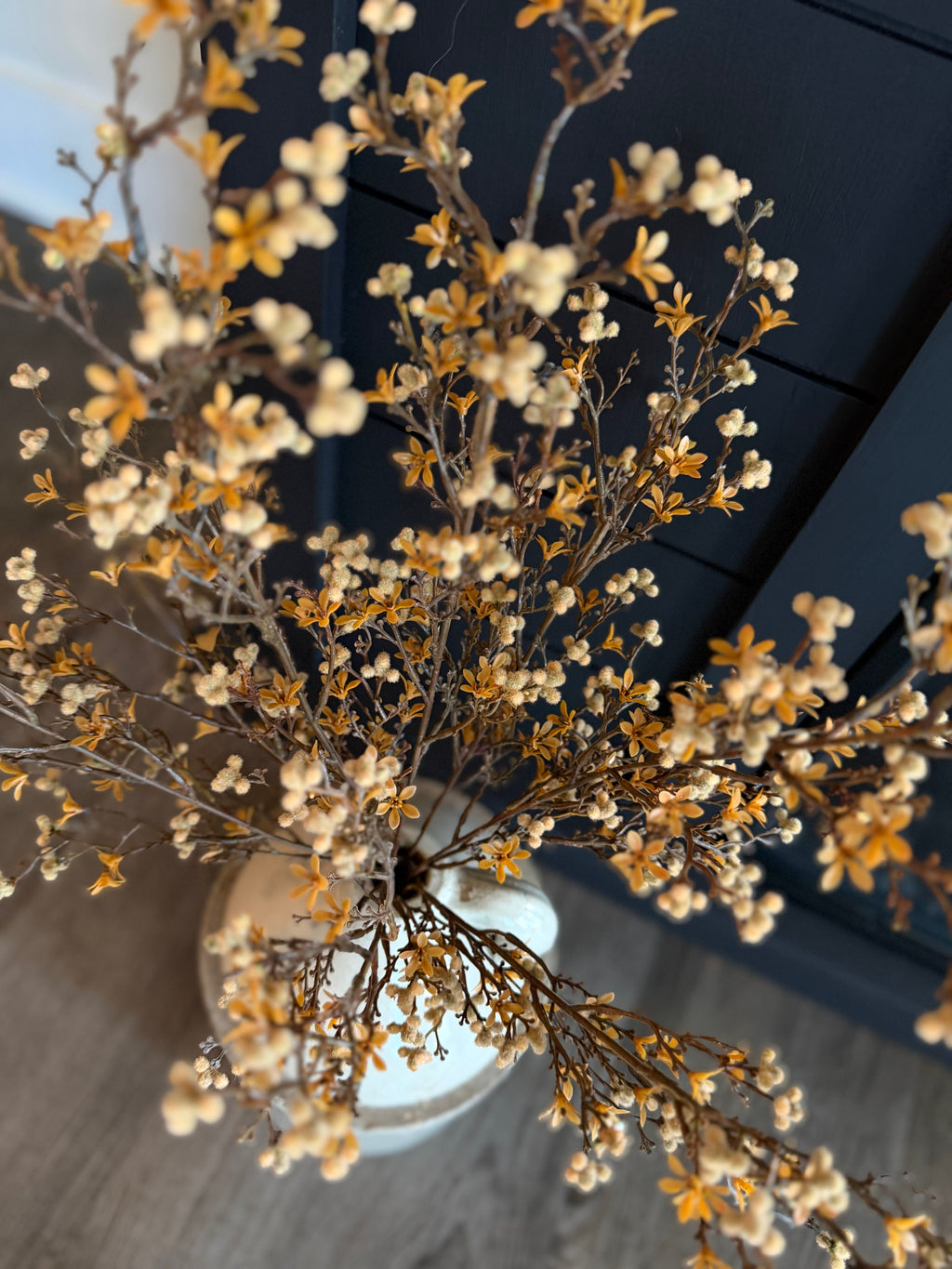 Flocked Autumn Berry Bush 20”
