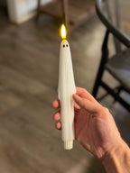 Ghost Taper Candle 10in
