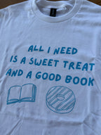 Sweet Treats & Good Books Graphic Tee