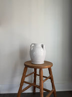 Crackle Amphora Vase, Cream