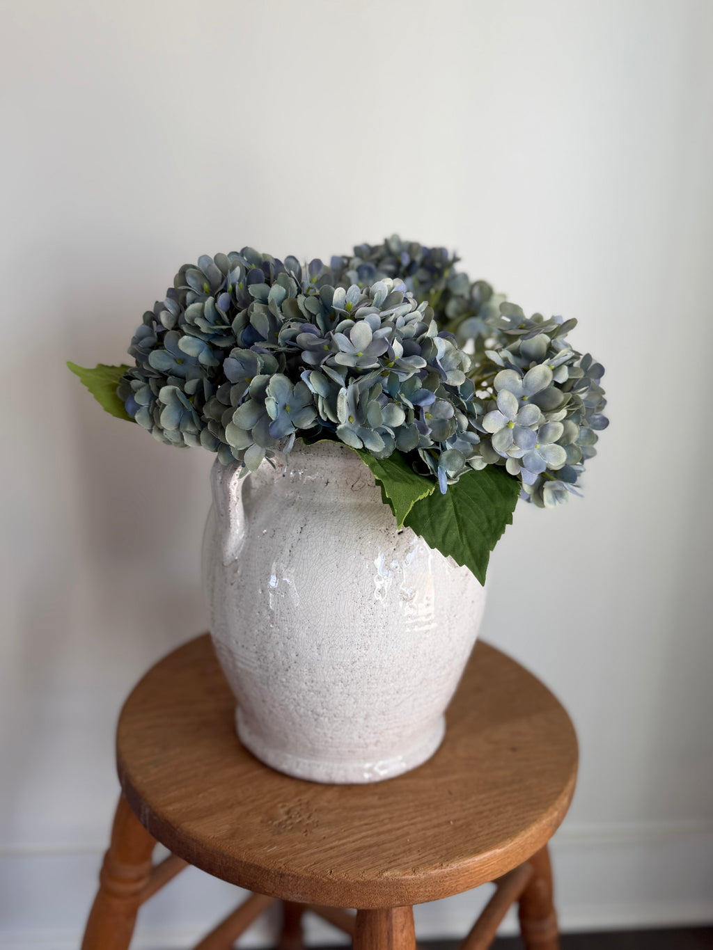 Crackle Amphora Vase, Cream