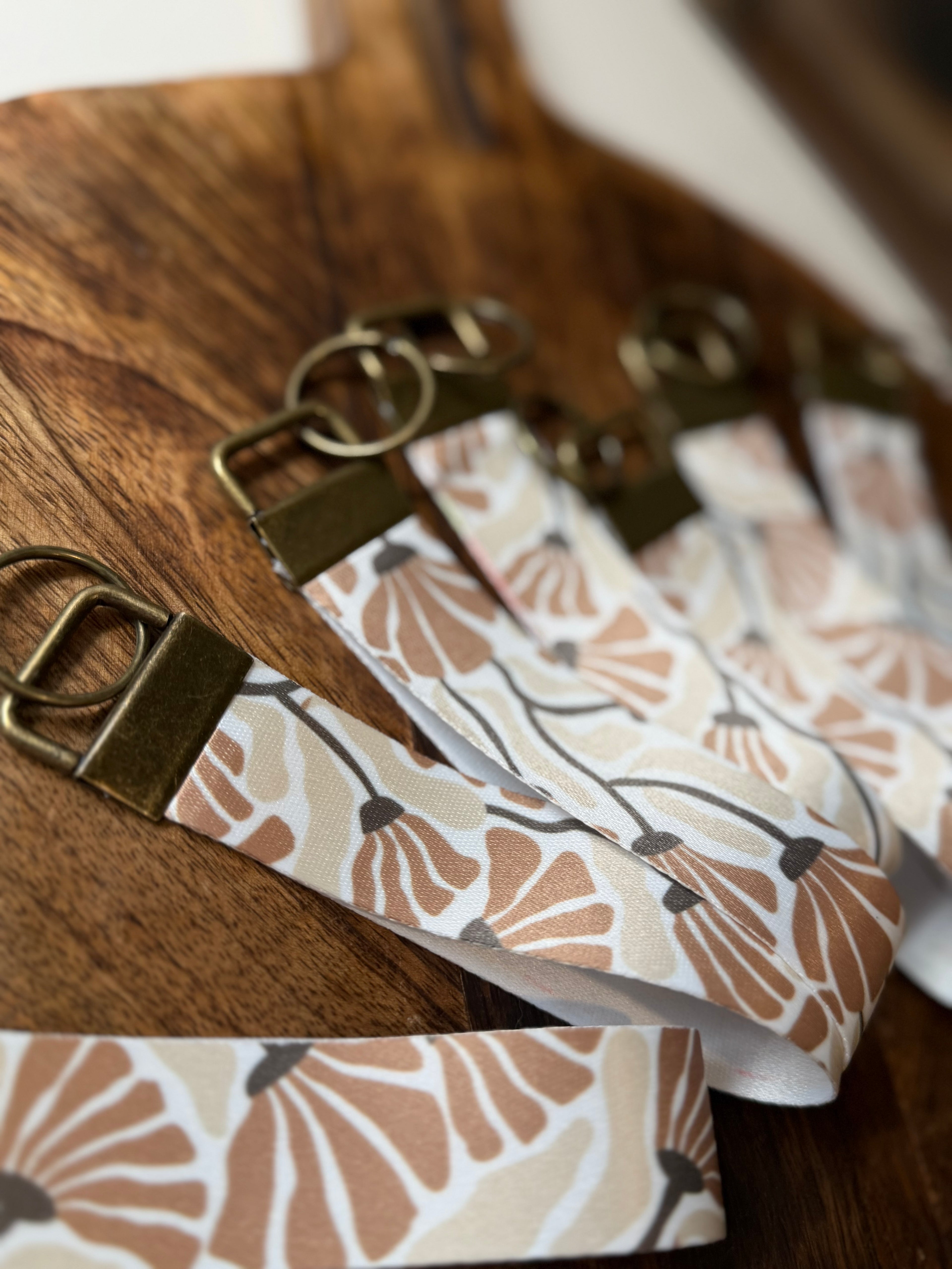 Neutral Bloom Key Fob