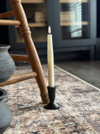 Cast Iron Taper Holder - Onyx