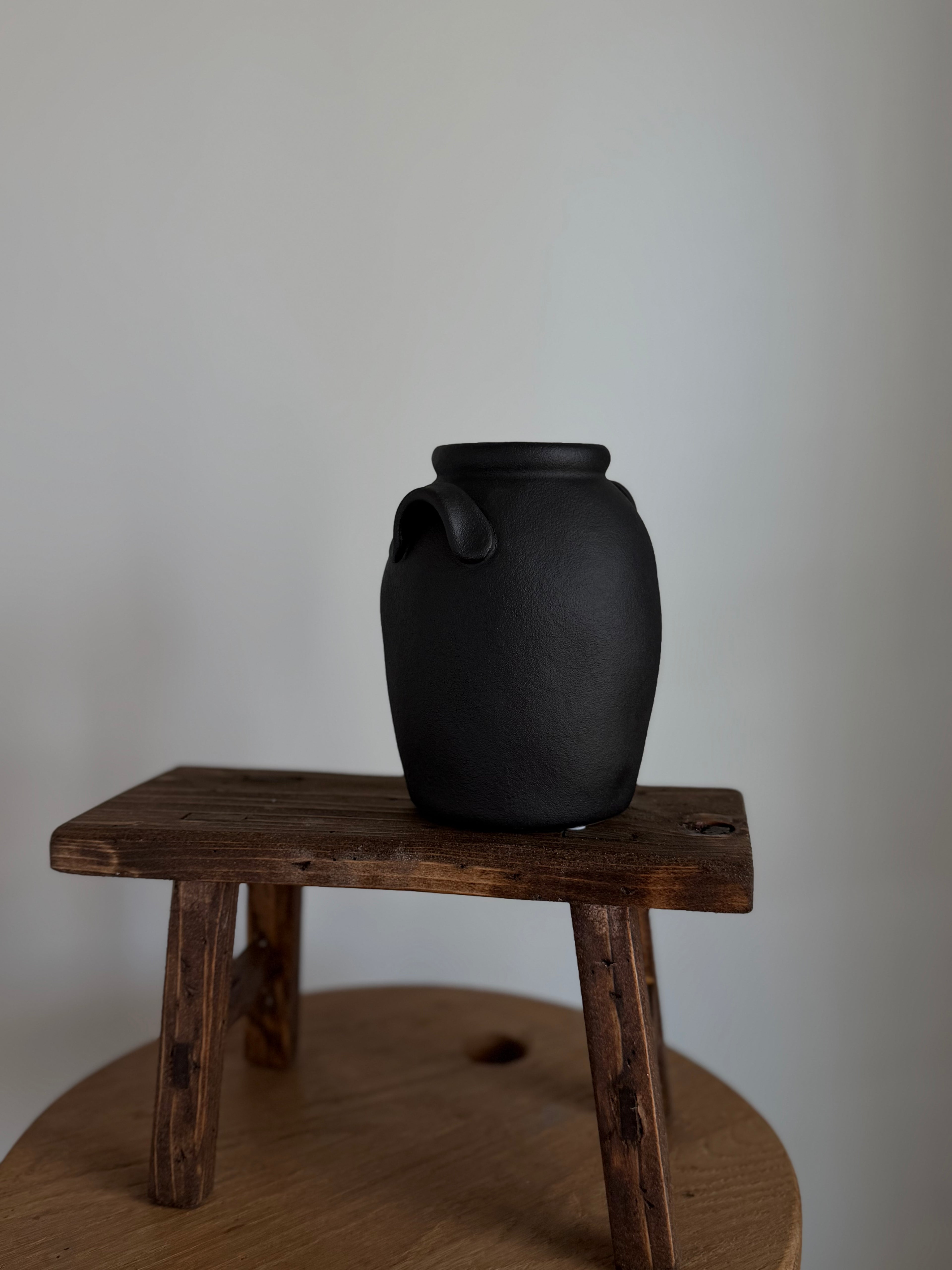 Black Amphora Jug, Small