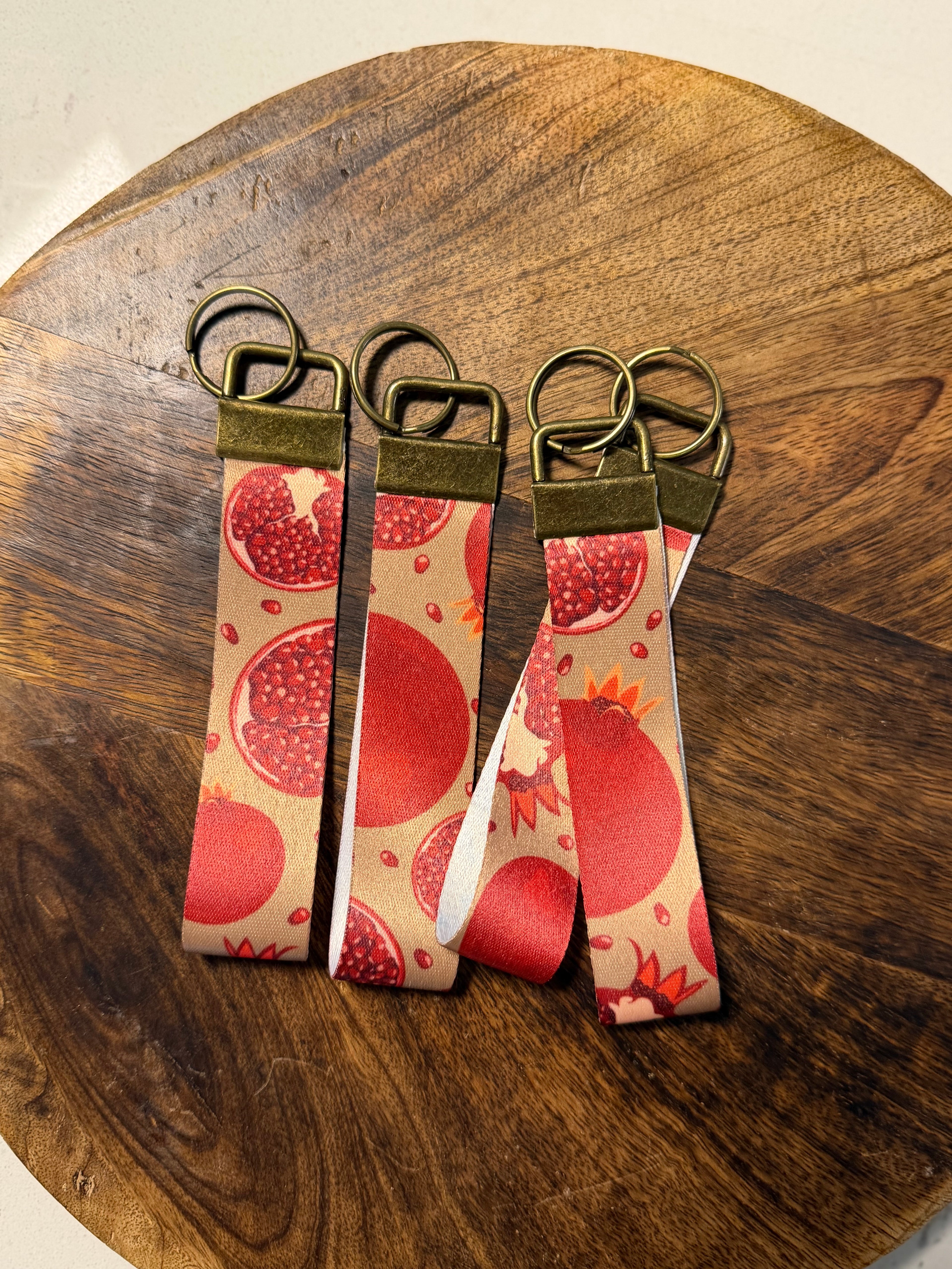 Pomegranate Key Fob