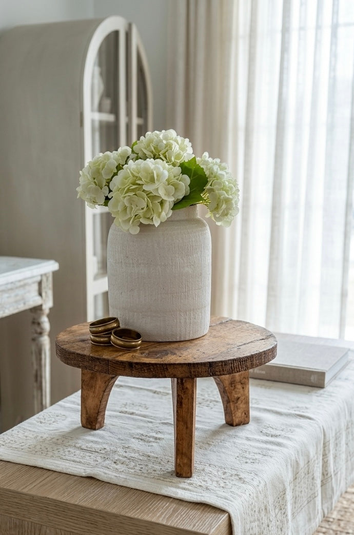 Natural Wood Riser Medium