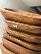Medium Stain Dough Bowl