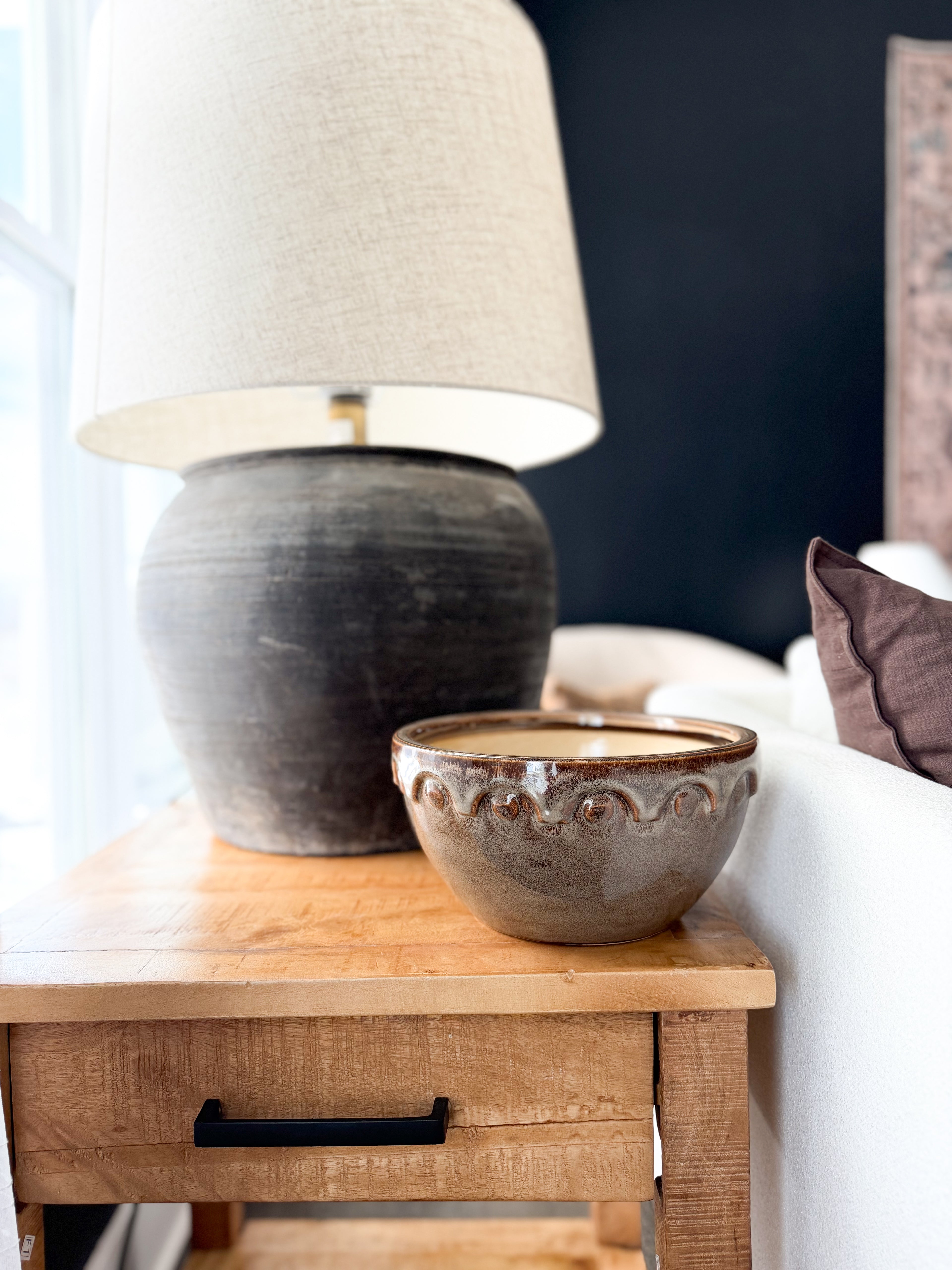Rowan Scalloped Stoneware Bowl (Found)