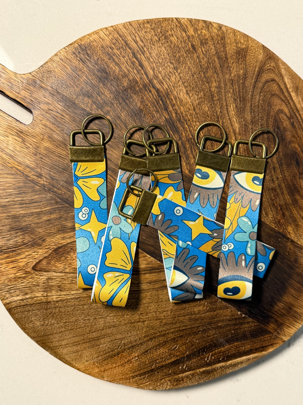 Retro Eye Key Fob