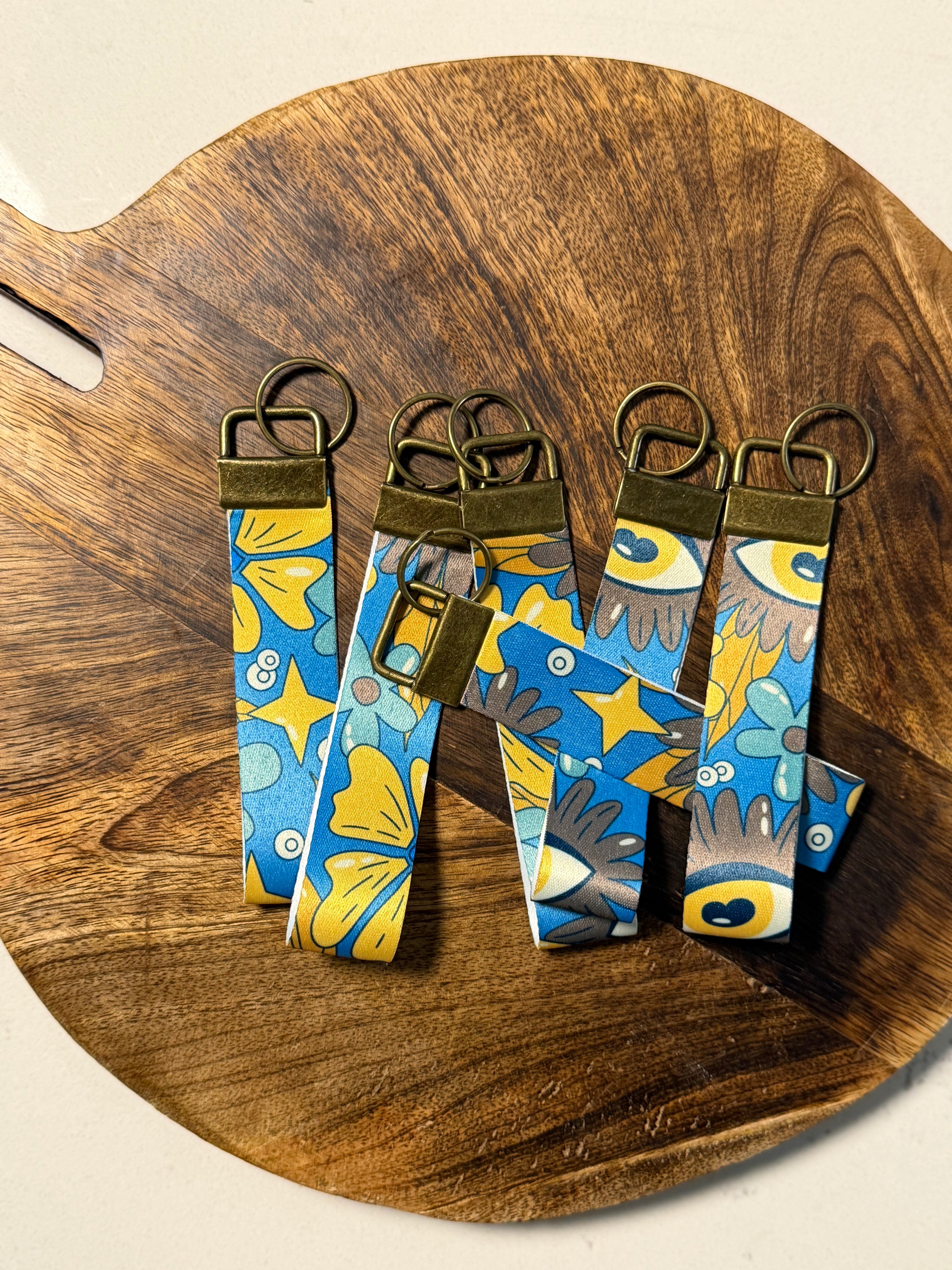 Retro Eye Key Fob