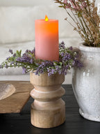3x6 in. Moving Flame LED Candle, Pink