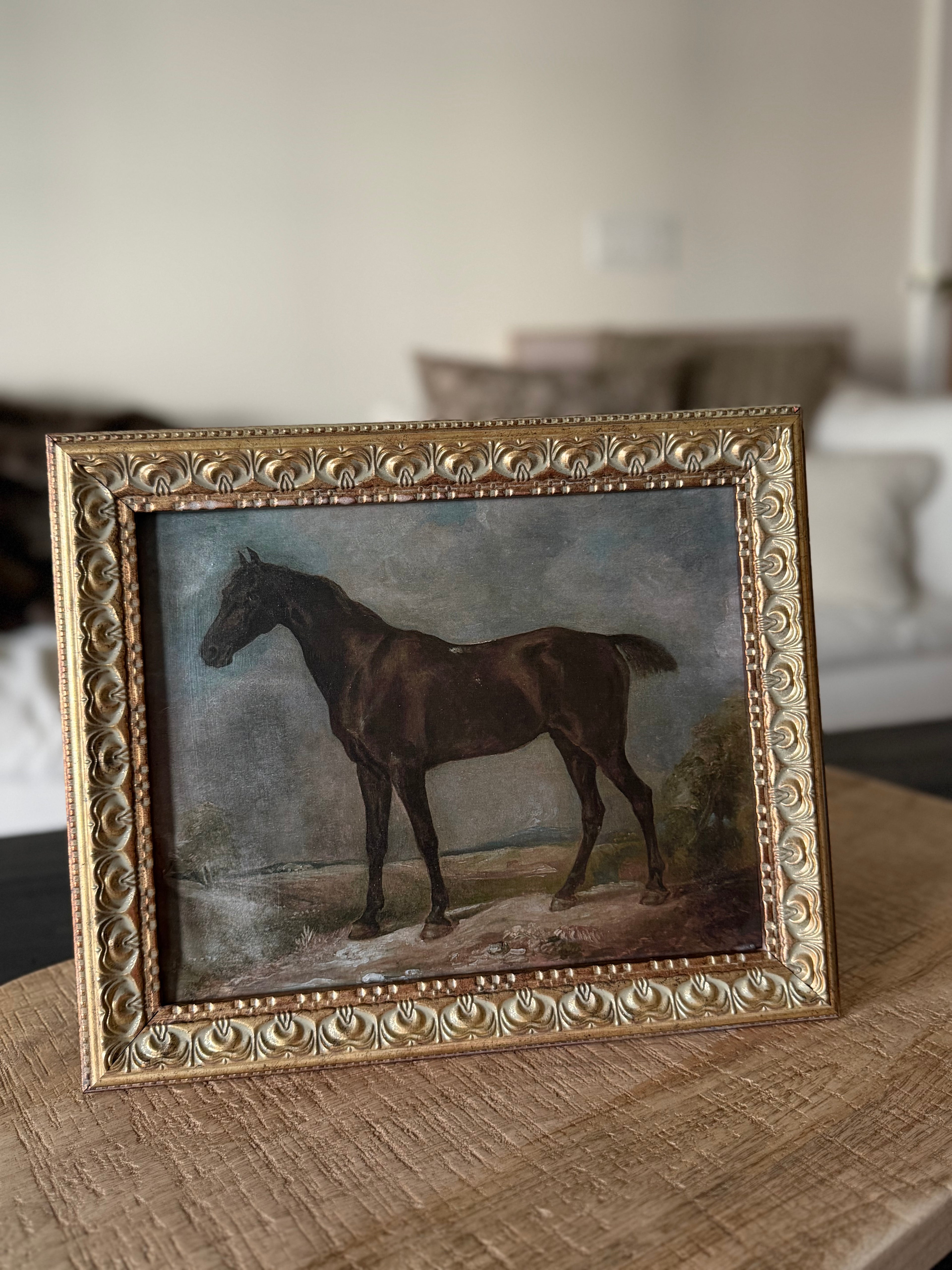 Dark Horse Large Gilded Frame Art 8x10