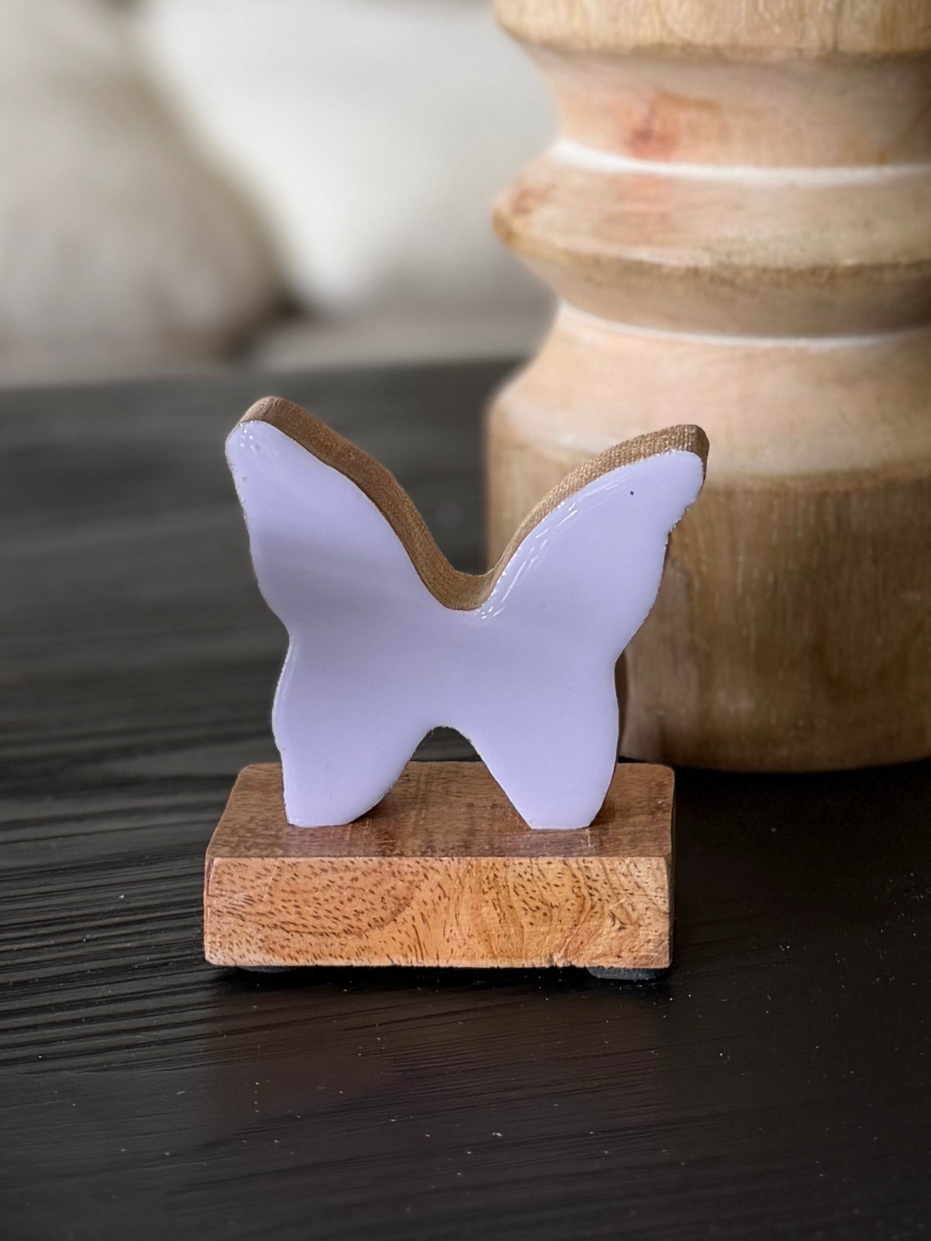Lavender Butterfly Figure