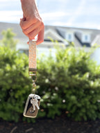 Key Fob in Butter Floral