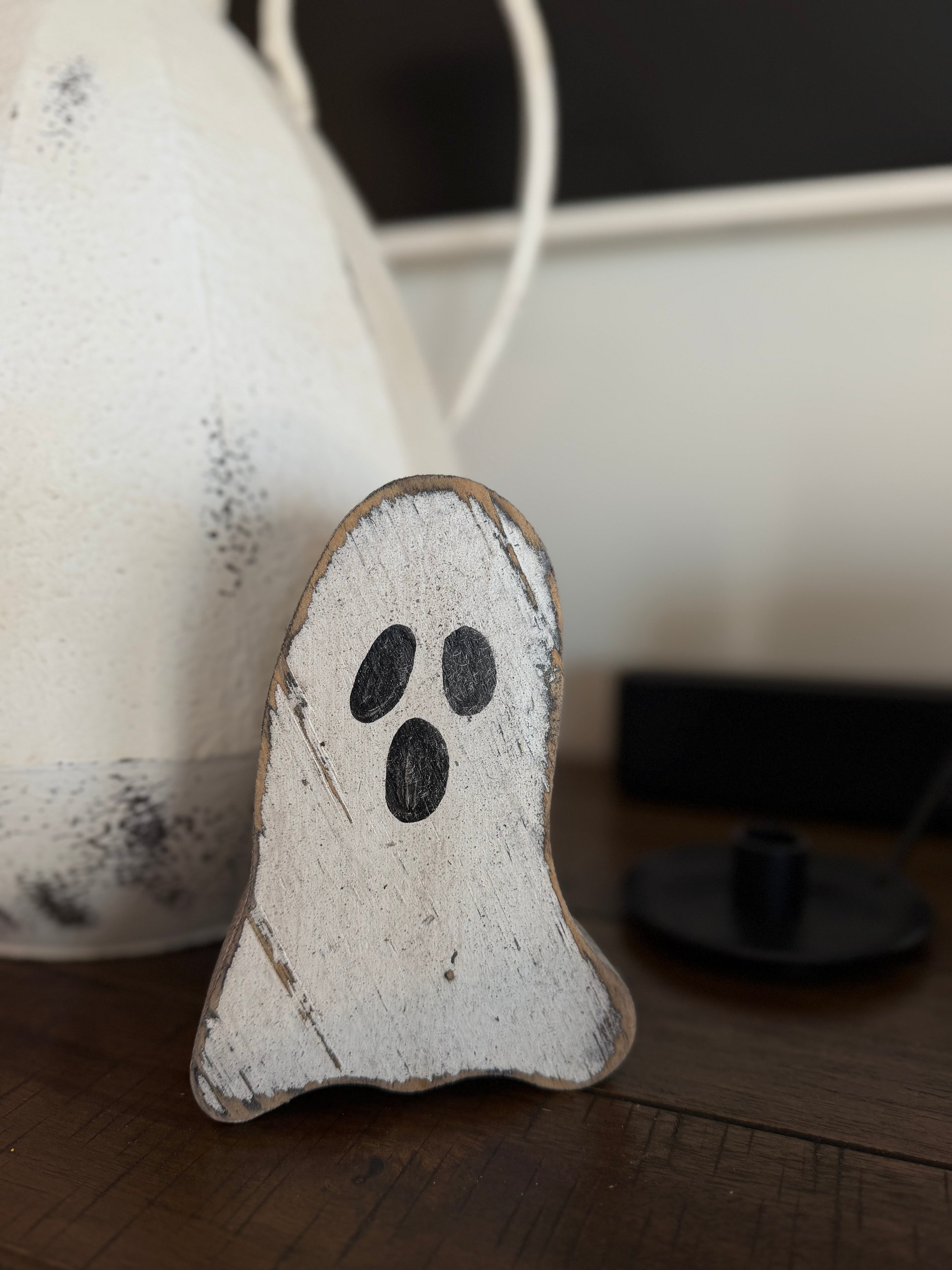 Primitive Ghost Shelf Sitter Handmade