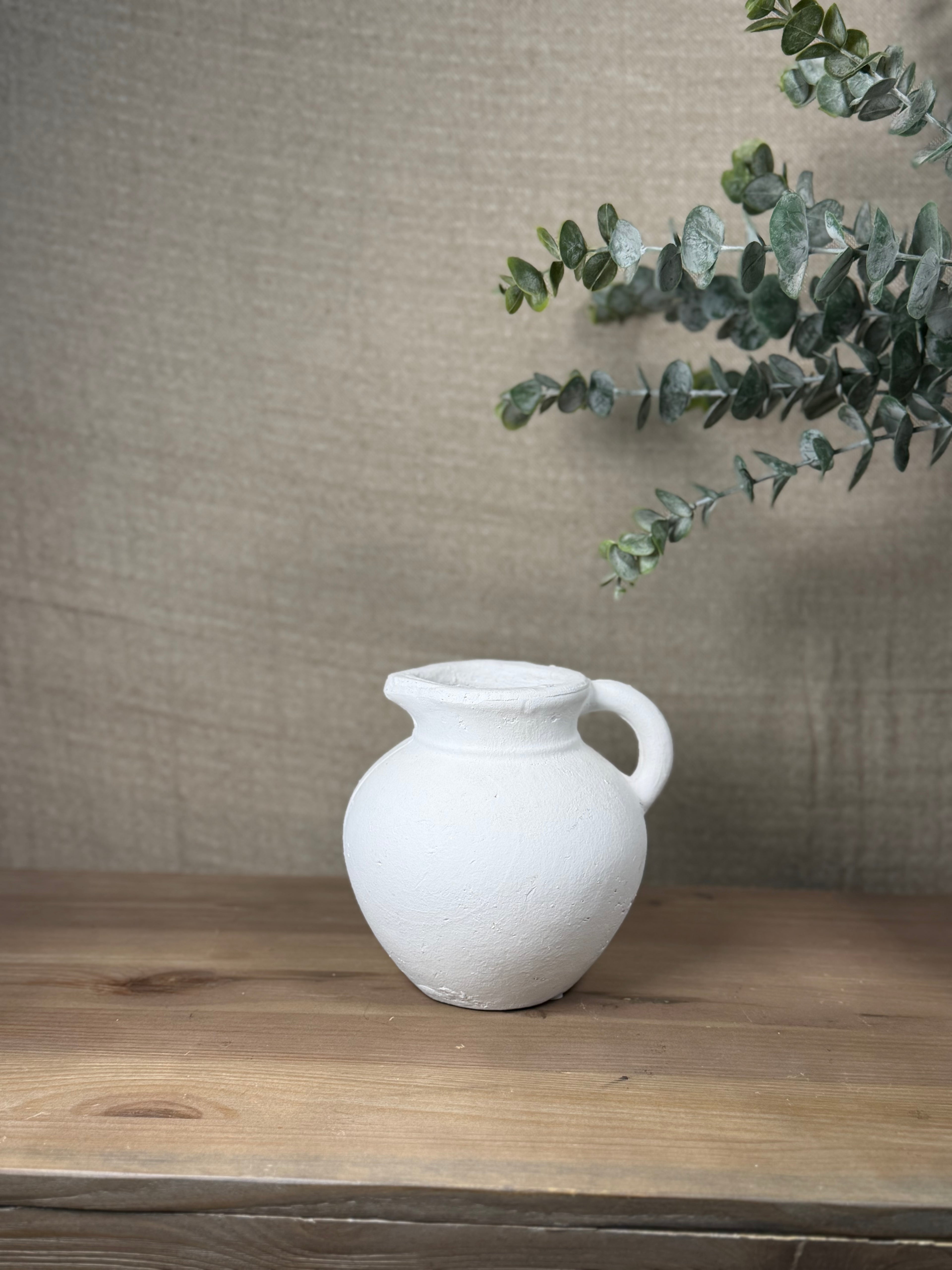 Handled Vessel 6” - Snow