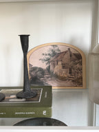 The Stone Cottage Landscape Arched Frame