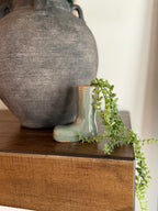 Small Ceramic Rain Boot Planter 3.25”