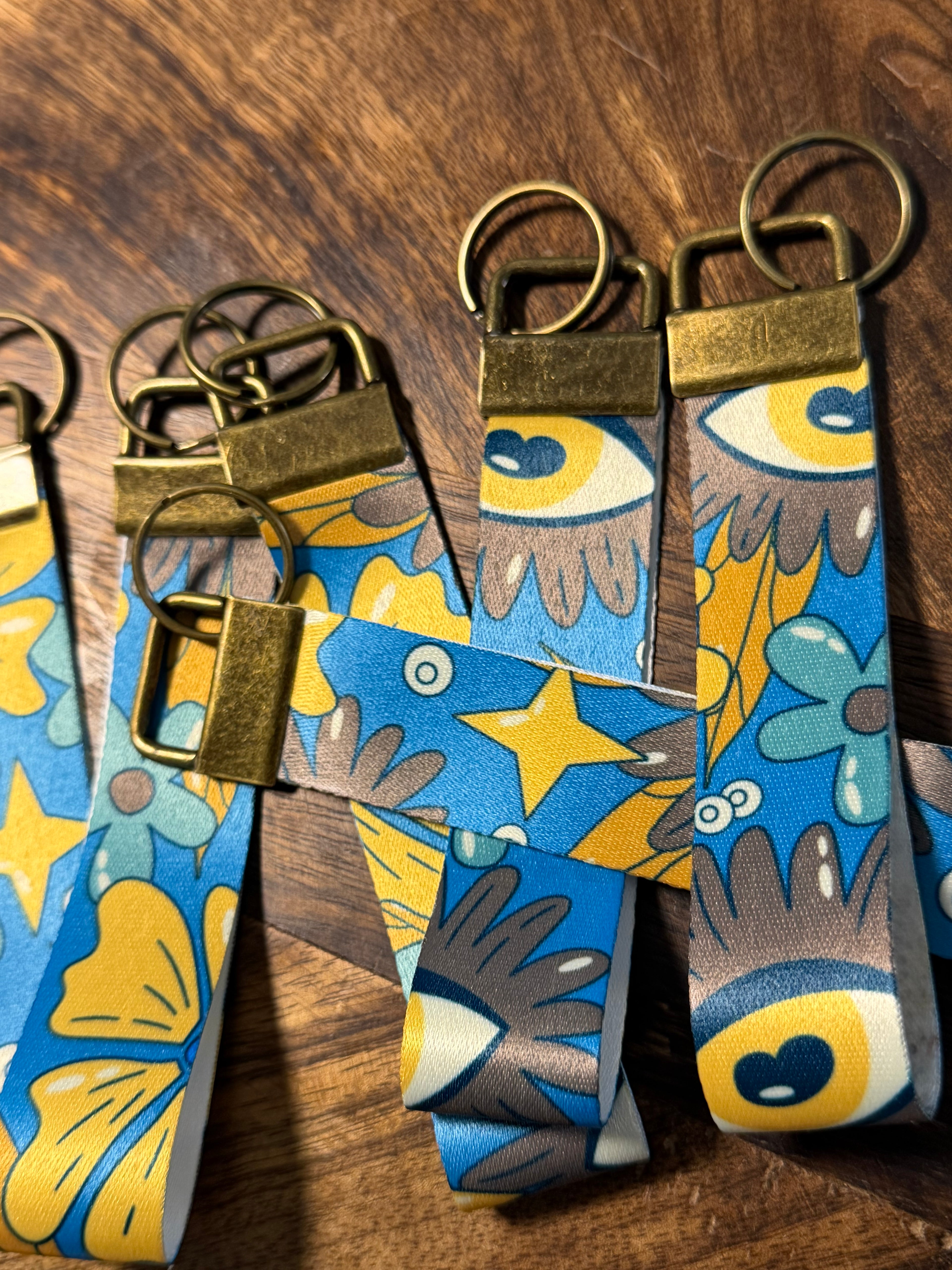 Retro Eye Key Fob