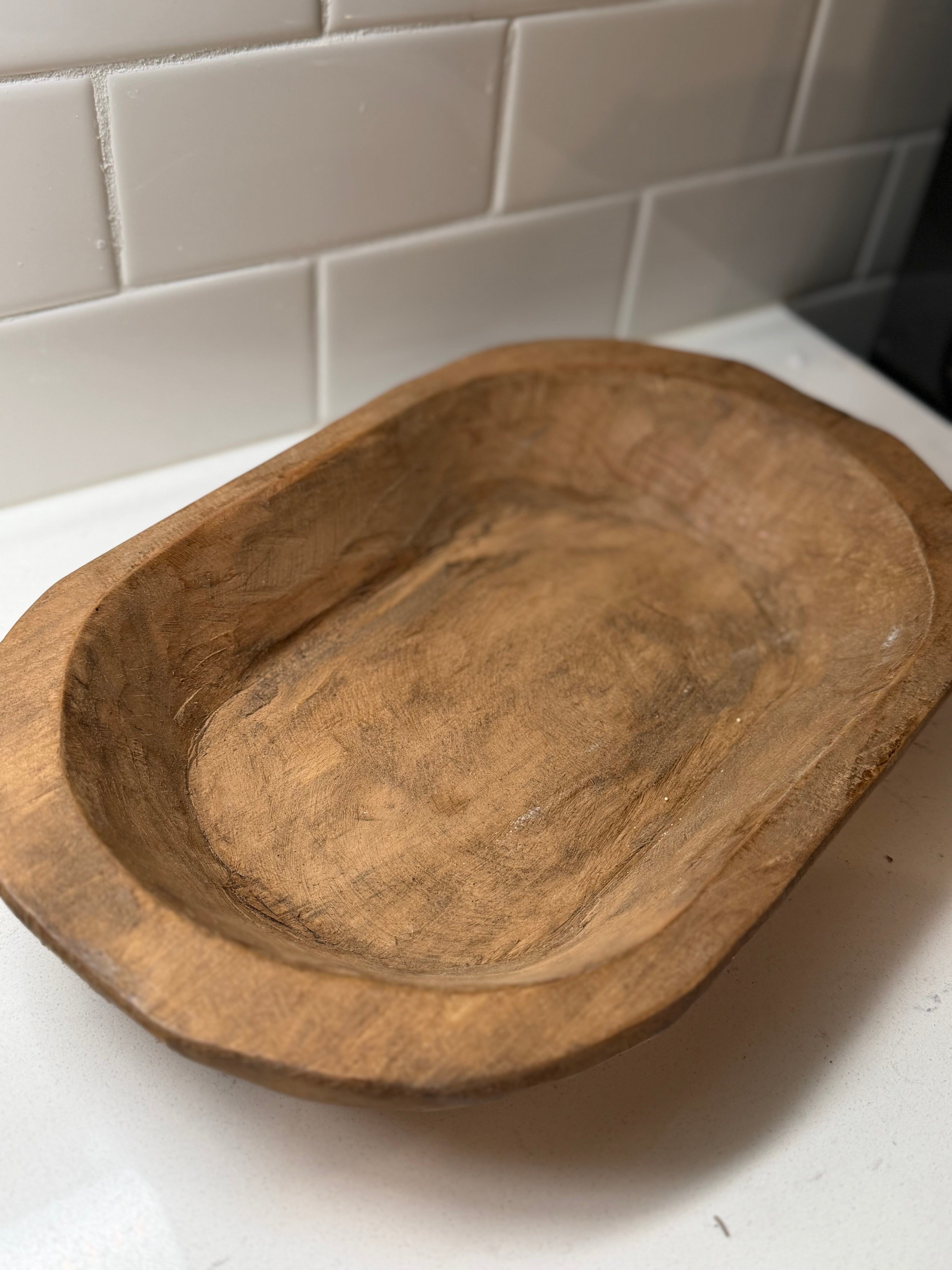 Medium Dough Bowl Tray 13.5” x 8.5”