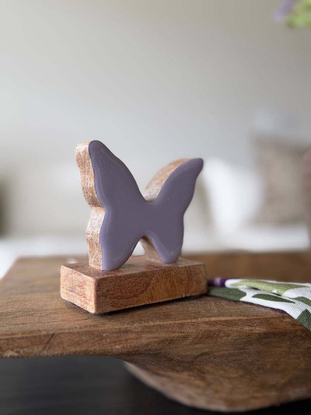 Lavender Butterfly Figure