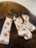Peaches and Cream Key Fob