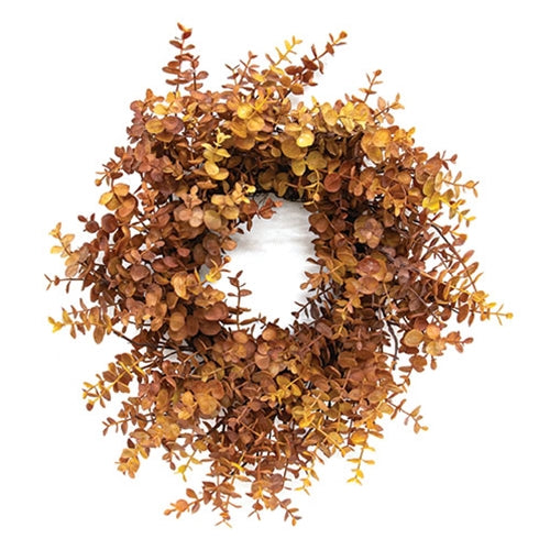 18” Fall Eucalyptus Real Touch Wreath