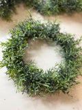 Dusty Rosemary Candle Ring 6.5”