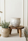 Natural Wood Riser Small