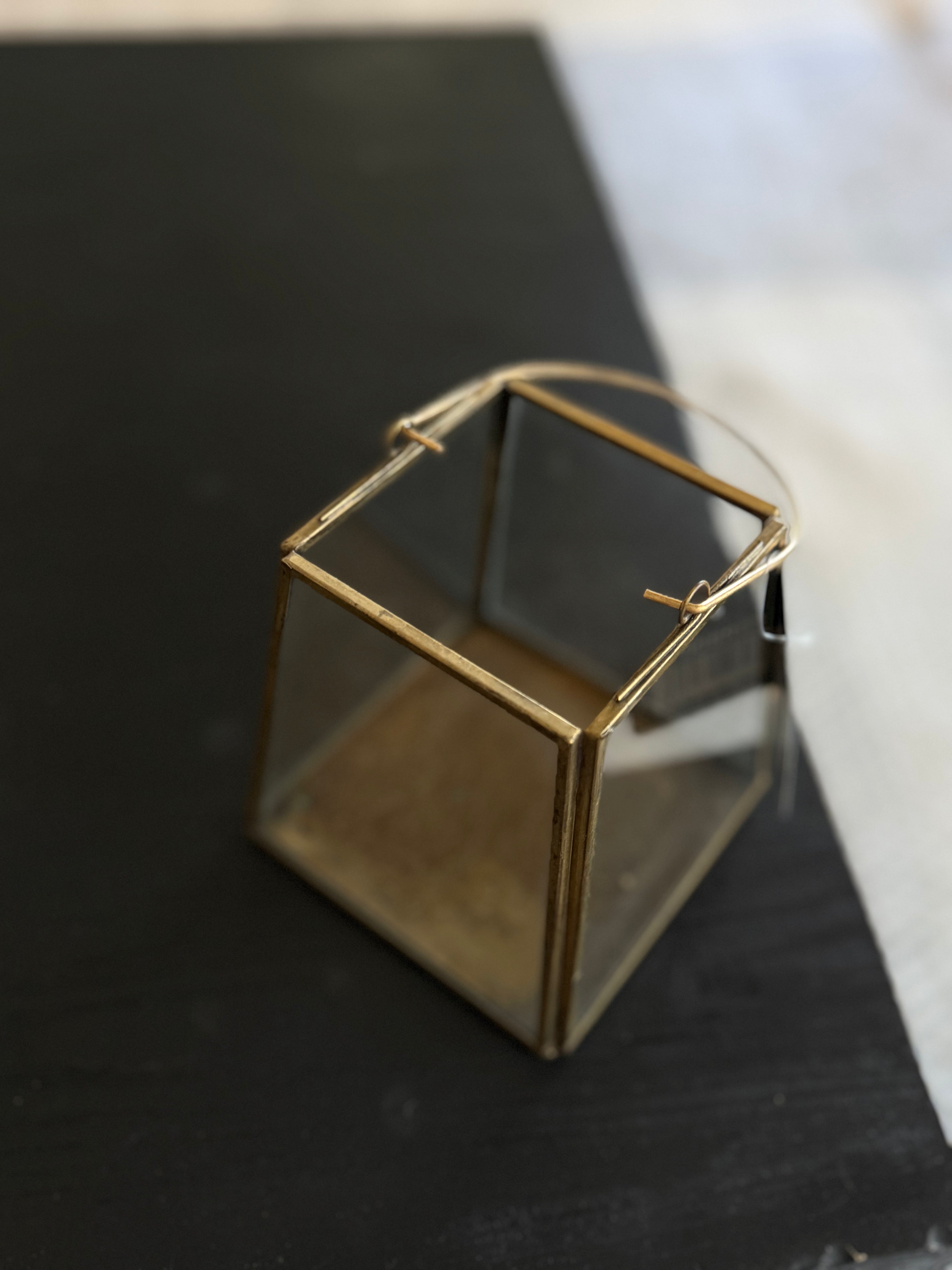 Brass Tea Light Lantern