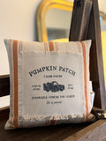10” Pumpkin Patch Pillow Decorative