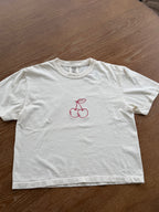 Cherry Picked Cropped Tee