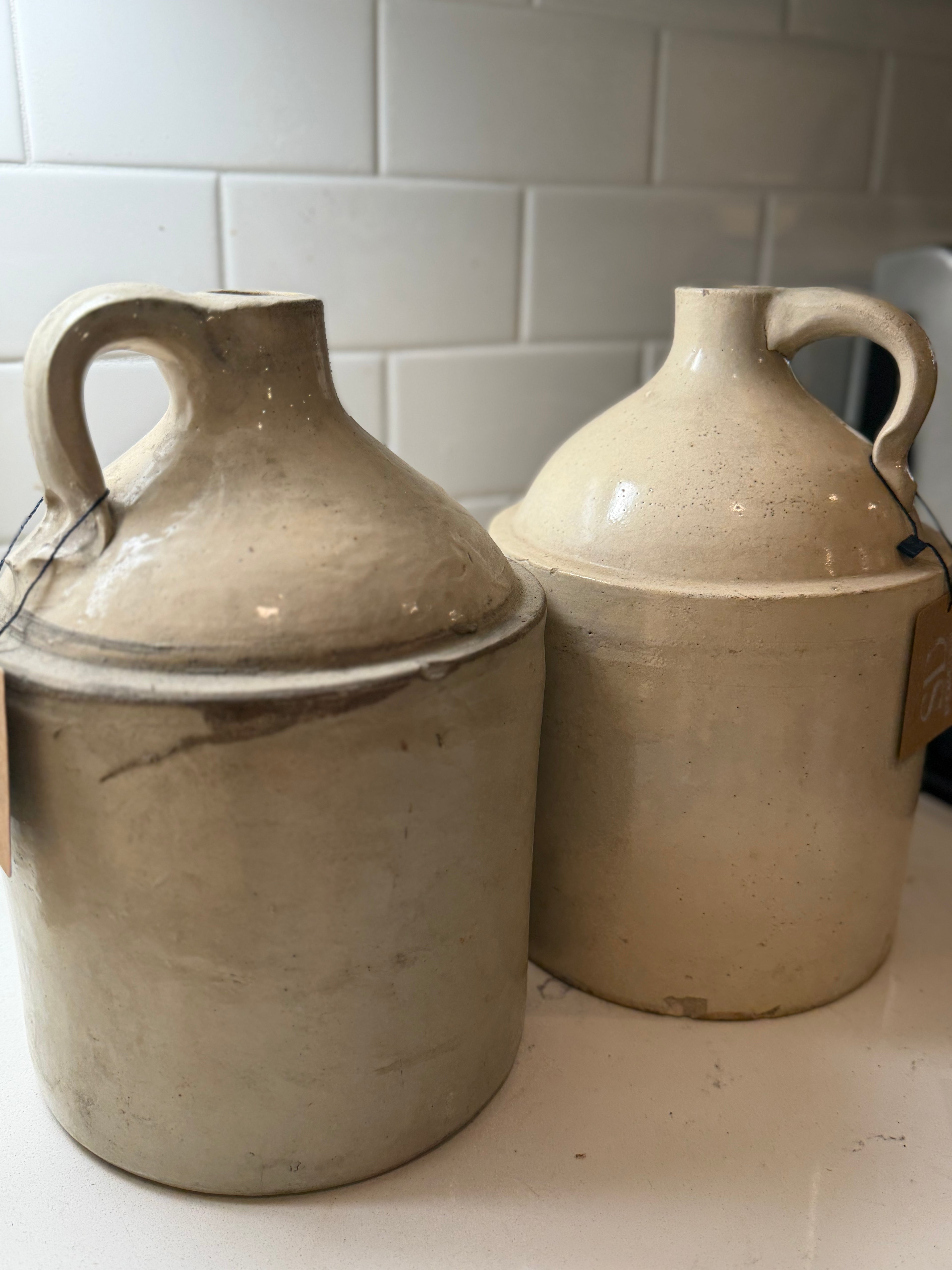 11” Vintage Crock - Bone