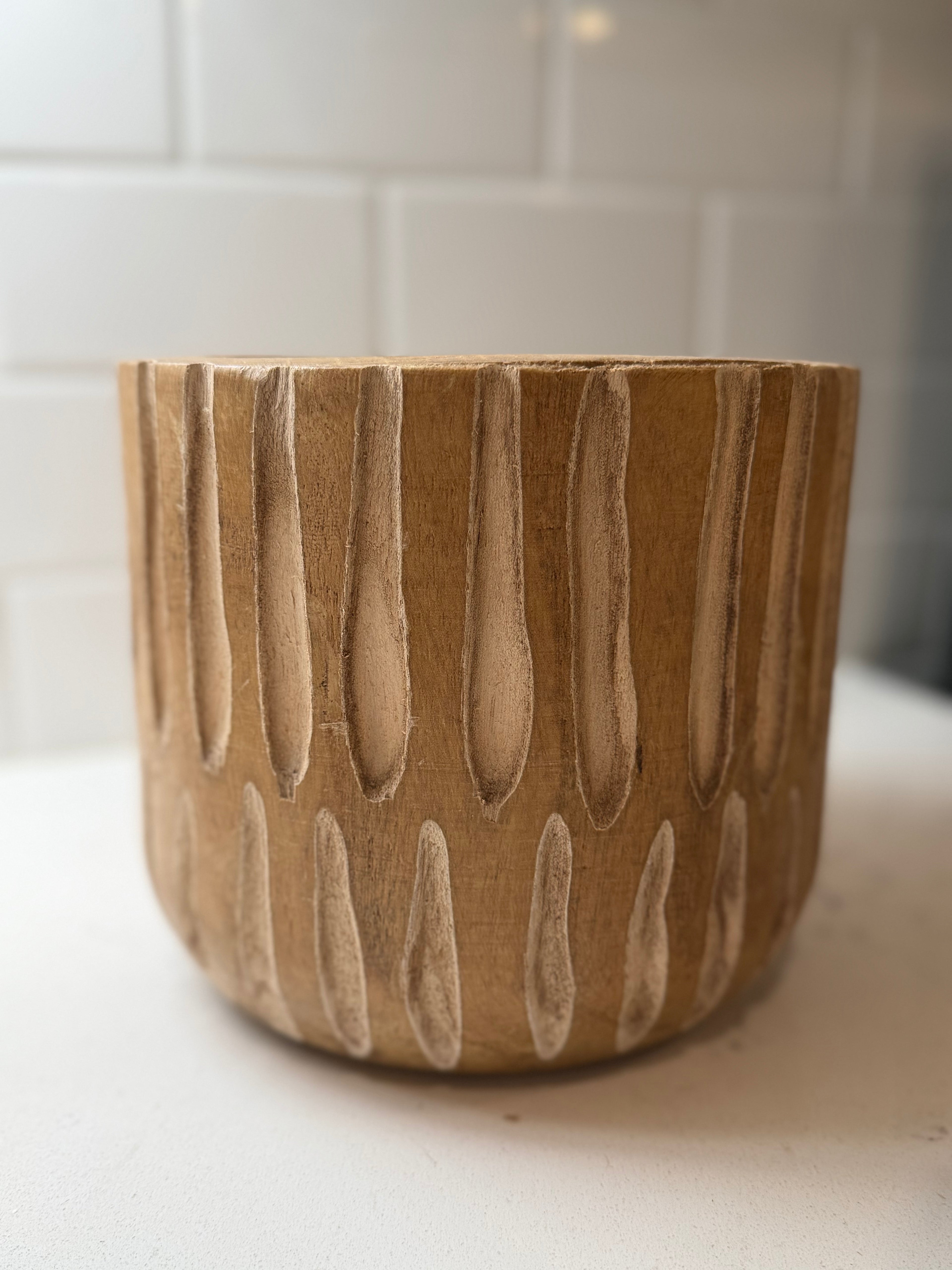 Junie Mango Wood Vase