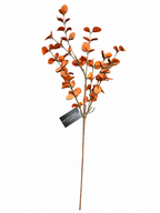Burnt Orange Penny Leaf Spray 34”