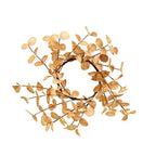 Beige Eucalyptus Candle Ring 6.5”