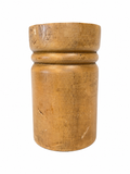 Mango Wood Candle Holder 8”