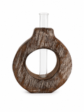 Wooden Beaker Vase Small 7”