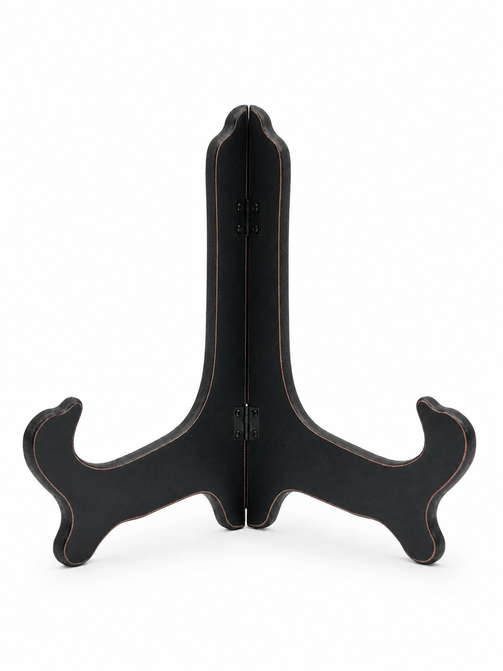 Rustic Black Wooden Art Stand – 9”