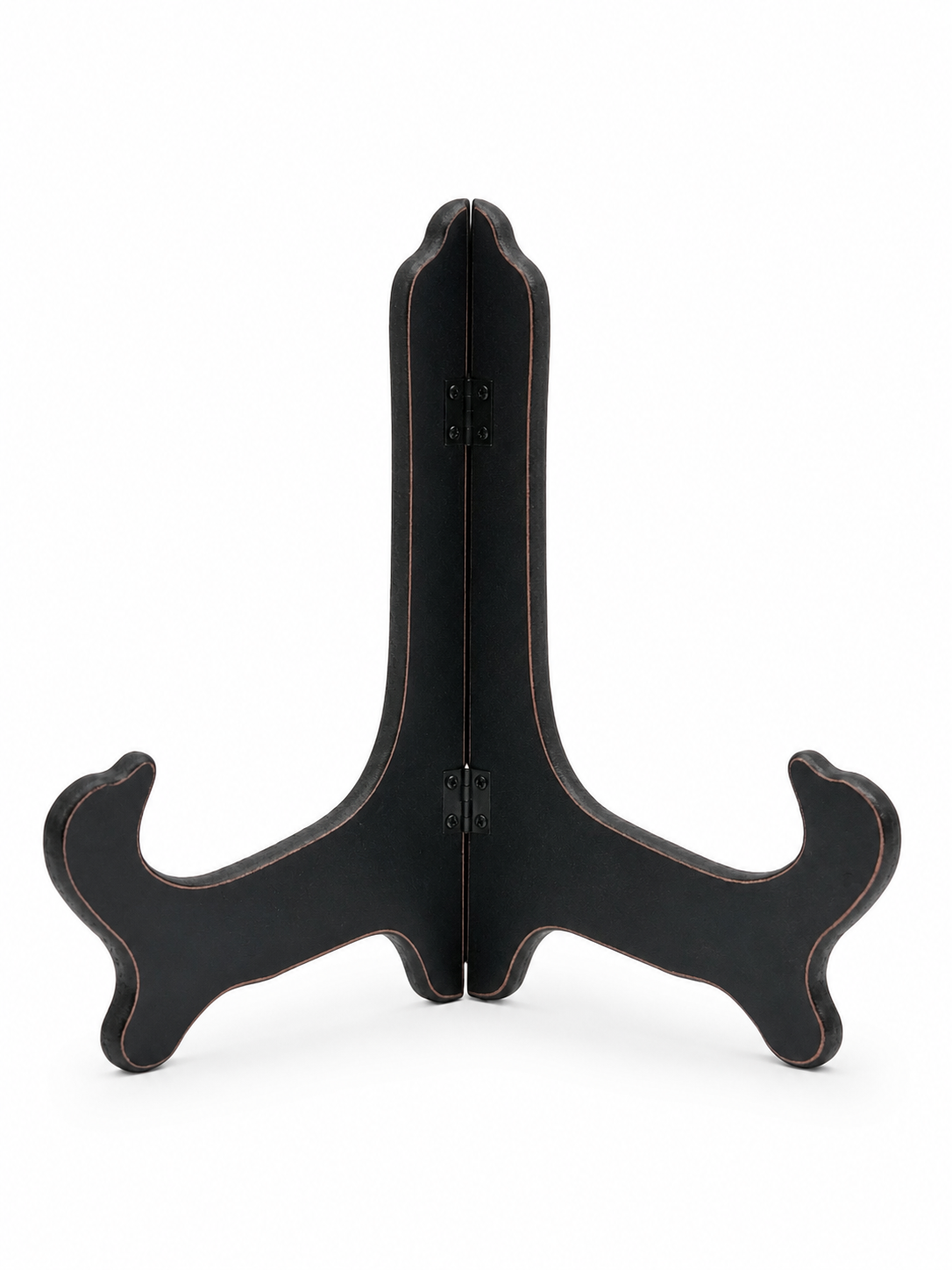 Rustic Black Wooden Art Stand – 9”