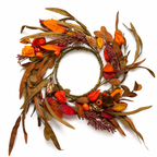 Autumn Orchard Candle Wreath