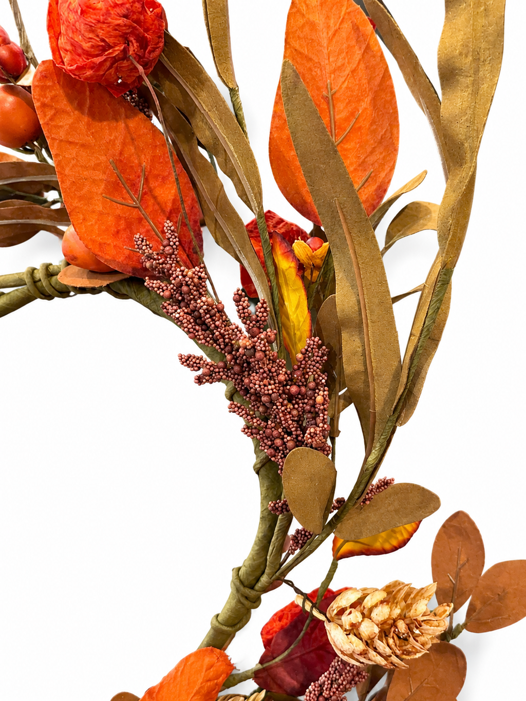Autumn Orchard Candle Wreath