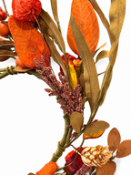 Autumn Orchard Candle Wreath