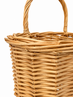 Natural Woven Door Basket | 19.5” Hanging Basket