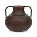 Rustic Iron Handle Urn | 7.5”