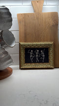 Skeleton Crew 4x6 Art in Gilded Frame