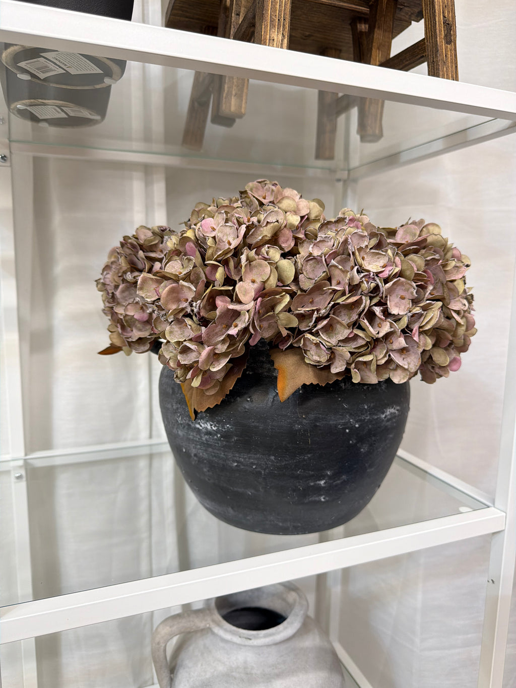 Faux Dried Hydrangea Stem