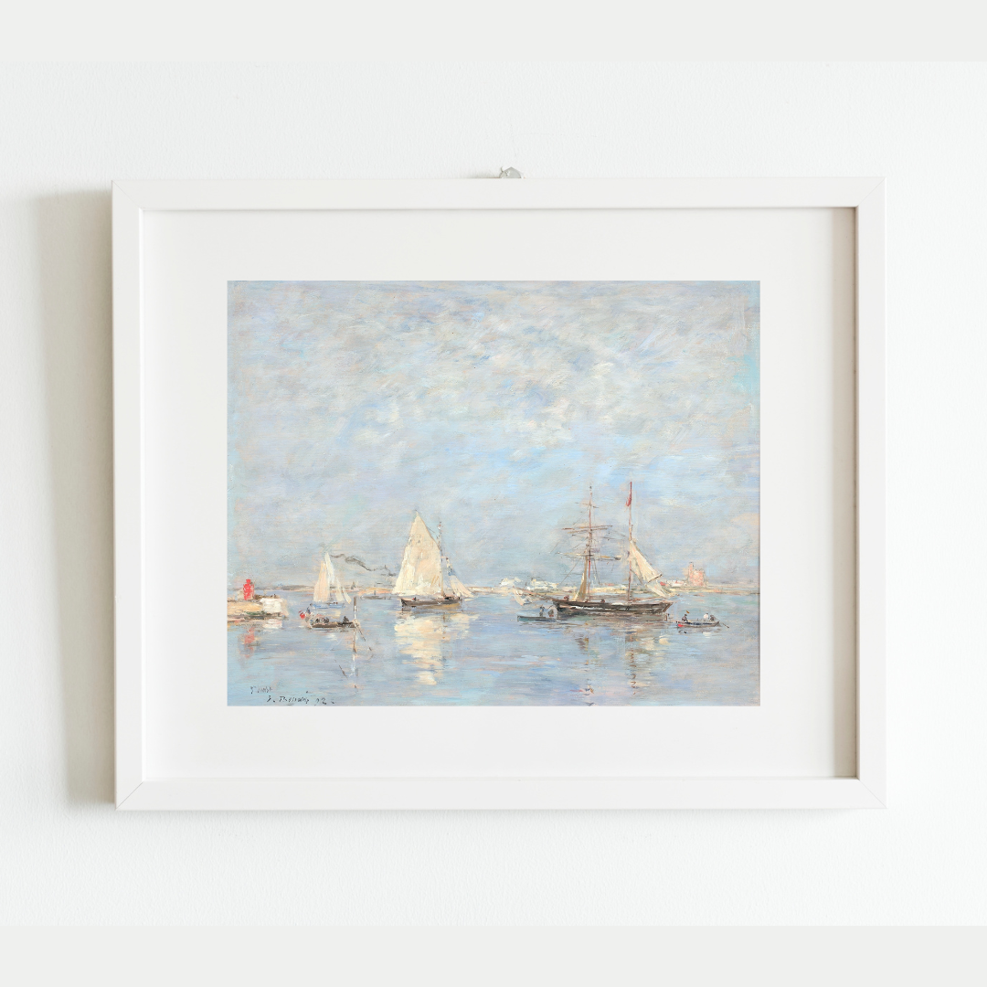 On the Water Antique Art Print
