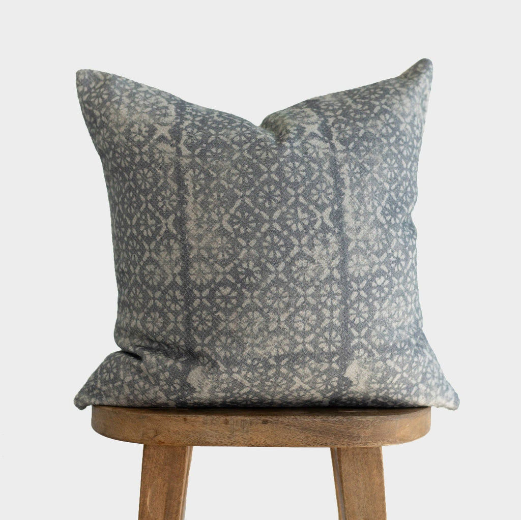 Harbor Block Print Pillow Cover 22”