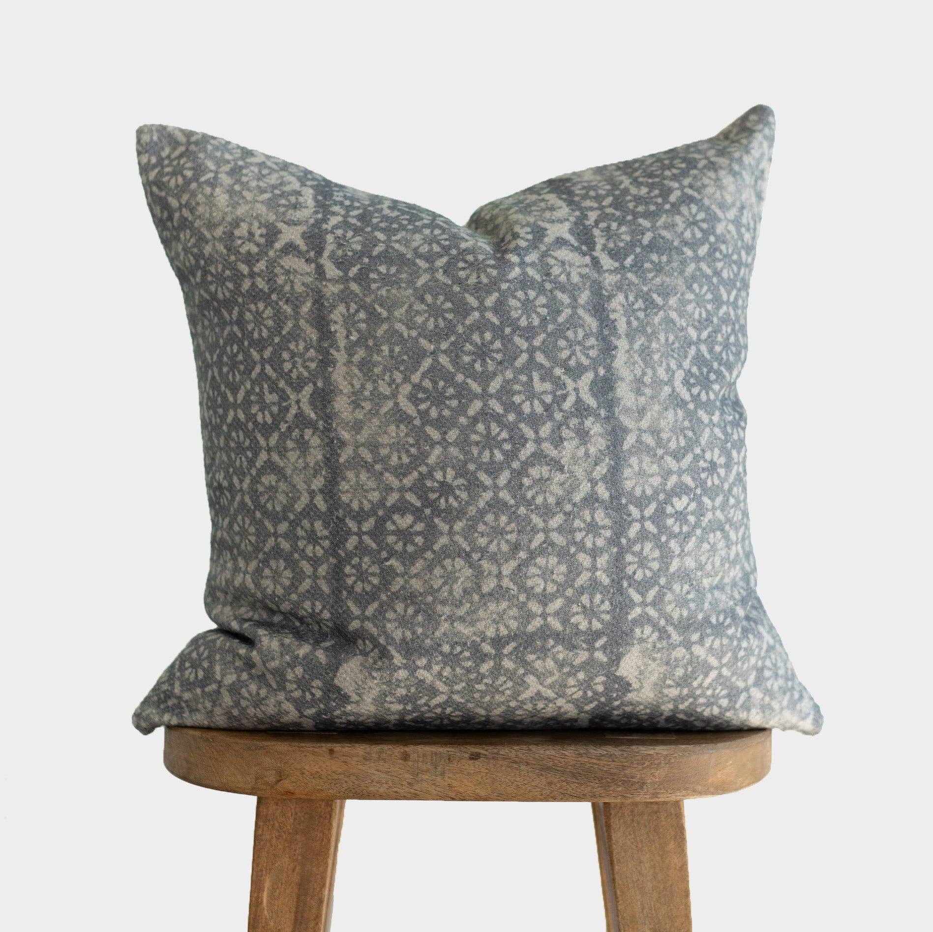Harbor Block Print Pillow Cover 22”